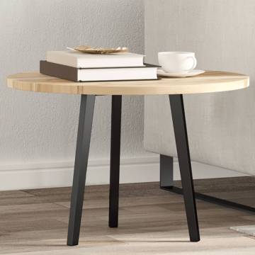 Table Top Round Ø60x2 cm Solid Wood Acacia - Hipomarket