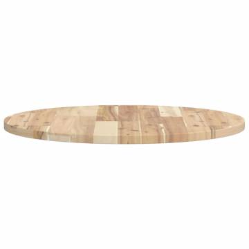 Table Top Round Ø60x2 cm Solid Wood Acacia - Hipomarket