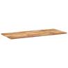 Table Top Rectangular 120x60 cm Solid Acacia Wood | HipoMarket