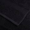 Premium Sauna Towels SOLUND - 4 pcs Black 80x200 cm | HipoMarket