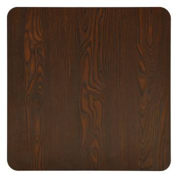 Elegant Bistro Table Dark Ash 50x50x107 cm - Hipo Market