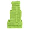  12 Piece Premium Towel Set SOLUND Green 600 gsm Colour apple green Quantity in Package 1 