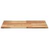 Rectangular Solid Wood Acacia Table Top 80x60 cm - HipoMarket