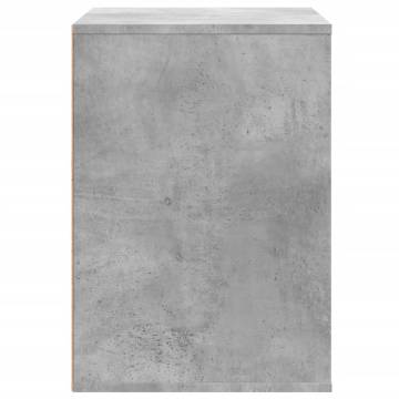 Corner Chest of Drawers - Concrete Grey | 80x41x58 cm