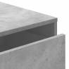 Corner Chest of Drawers - Concrete Grey | 80x41x58 cm