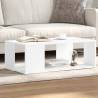  Coffee Table White 89.5x48x30 cm Engineered Wood Colour white Size 89.5 x 48 x 30 cm Quantity in Package 1 