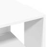 Stylish White Coffee Table - 89.5x48x30 cm Engineered Wood