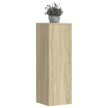 Plant Stands 2 pcs in Sonoma Oak - 33x33x100 cm | HipoMarket