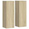 Plant Stands 2 pcs in Sonoma Oak - 33x33x100 cm | HipoMarket