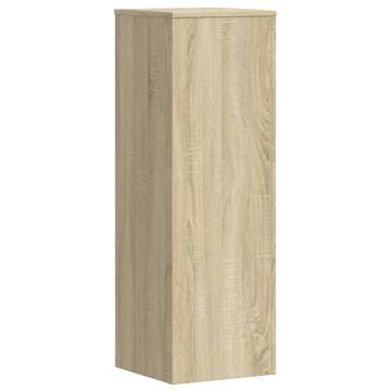 Plant Stands 2 pcs in Sonoma Oak - 33x33x100 cm | HipoMarket