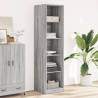  Wardrobe Grey Sonoma 50x50x200 cm Engineered Wood Colour grey sonoma Size 50 x 50 x 200 cm Quantity in Package 1 Amount 4 shelves 