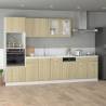 7 Piece Kitchen Cabinet Set - Sonoma Oak Engineered Wood