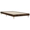 Smoked Oak Bed Frame 90x200 cm - Quality Engineered Wood