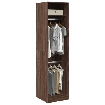 Stylish Brown Oak Wardrobe - 50x50x200 cm | HipoMarket