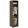  Wardrobe Brown Oak 50x50x200 cm Engineered Wood Colour brown oak Size 50 x 50 x 200 cm Quantity in Package 1 Amount 1 shelf 