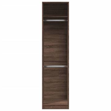 Stylish Brown Oak Wardrobe - 50x50x200 cm | HipoMarket