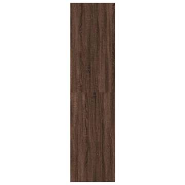 Stylish Brown Oak Wardrobe - 50x50x200 cm | HipoMarket