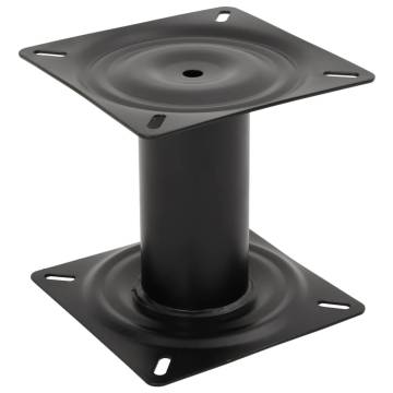 2 pcs Boat Seat Pedestals with 360° Swivel - Durable Steel