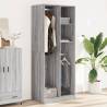 Wardrobe Grey Sonoma 80x50x200 cm - Durable & Stylish Storage