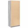 Wardrobe Grey Sonoma 80x50x200 cm - Durable & Stylish Storage