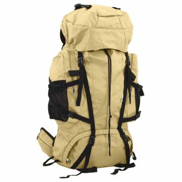 Hiking Backpack Khaki 80L - Durable Oxford Fabric | HipoMarket