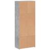 File Cabinet Concrete Grey 60x32x153 cm | Hipomarket