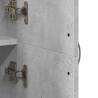 File Cabinet Concrete Grey 60x32x153 cm | Hipomarket