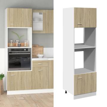 Microwave Cabinet Sonoma Oak - Stylish Storage Solution