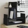  Desk Organiser Black 49x20x52.5 cm Engineered wood Colour black 