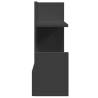 Black Desk Organiser 49x20x52.5 cm | Durable Engineered Wood