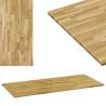 Table Top Solid Oak Wood Rectangular 23 mm 140x60 cm Size 23 mm/140 x 60 cm Quantity in Package 1 