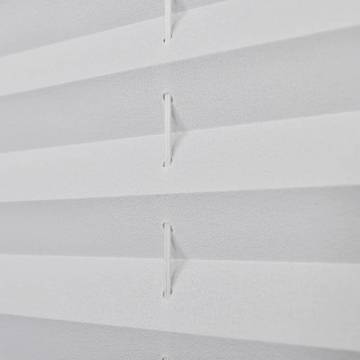 Plisse Blind 50x100cm - White Pleated Blind for Any Room