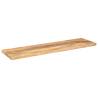 Rectangular Solid Wood Mango Table Top - 100x20x3.8 cm