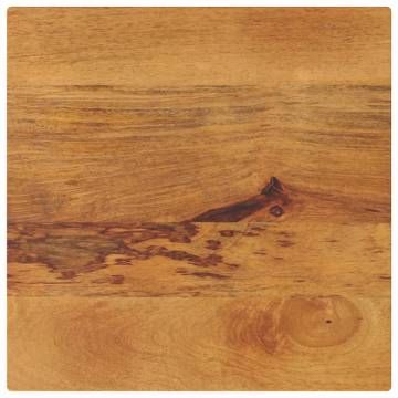 Table Top 60x60 cm Solid Mango Wood - Rustic Charm