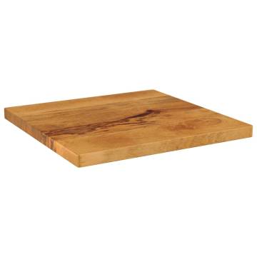 Table Top 60x60 cm Solid Mango Wood - Rustic Charm