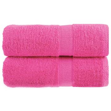 Premium Guest Towels SOLUND 2 pcs Pink - Soft & Absorbent