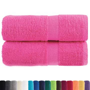 Premium Guest Towels SOLUND 2 pcs Pink - Soft & Absorbent