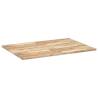 Solid Acacia Wood Table Top 120x70 cm - Durable & Versatile