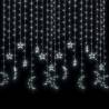 Star and Moon Fairy Lights - Remote Control 345 LED Cold White