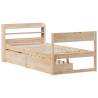 Solid Wood Pine Bed Frame 90x190 cm - Stylish & Durable