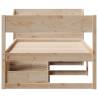 Solid Wood Pine Bed Frame 90x190 cm - Stylish & Durable