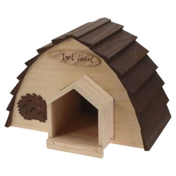 ProGarden Hedgehog House with Tree Bark Roof - 34.5x20x23.5 cm