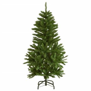 Artificial Hinged Christmas Tree with 150 LEDs & Balls - 150 cm