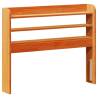 Bed Frame Without Mattress - Wax Brown Solid Wood Pine 90x190 cm