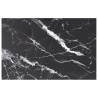  Table Top Black 100x62 cm 8mm Tempered Glass with Marble Design Colour black and white Size 100 x 62 cm Quantity in Package 1 