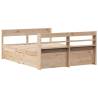 King Size Bed Frame 150x200 cm Solid Pine Wood - HipoMarket