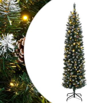 Artificial Slim Christmas Tree 180cm with 300 LEDs