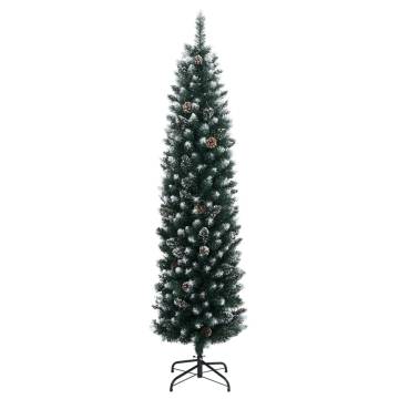 Artificial Slim Christmas Tree 180cm with 300 LEDs