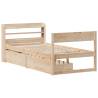 Solid Wood Pine Bed Frame 90x200 cm - Stylish & Durable