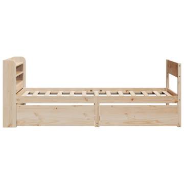 Solid Wood Pine Bed Frame 90x200 cm - Stylish & Durable